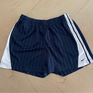 Nike Boys XL Tonal Stripe 5" Mesh Shorts | Obsidian Blue (Fits Women S/M)